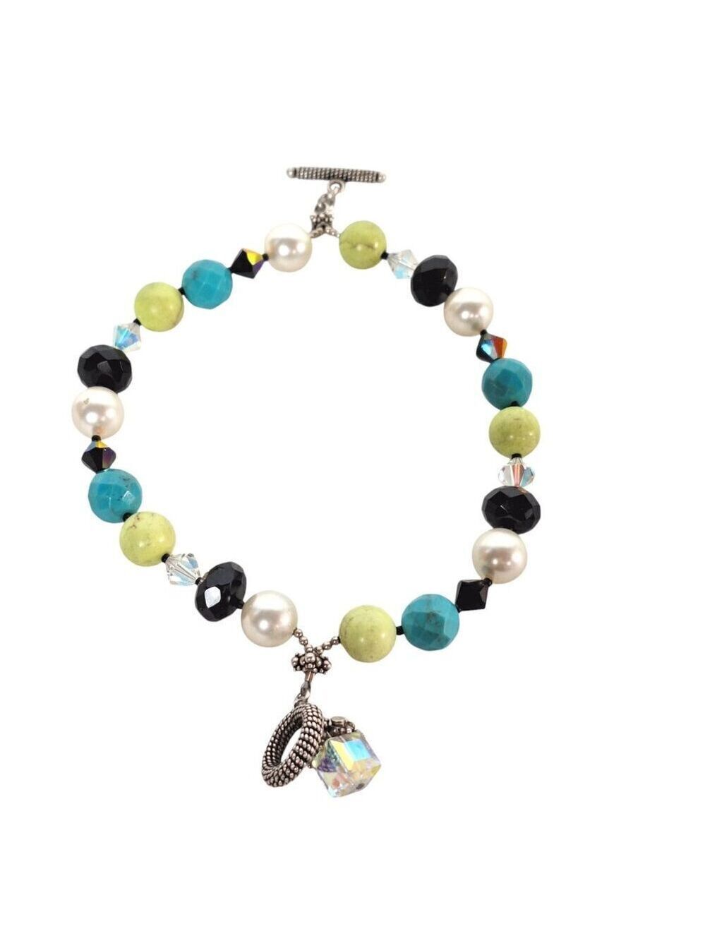 Vintage Multicolor Beaded Bracelet Costume Jewelry